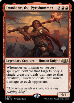 Imodane, the Pyrohammer (Promo Pack) [Wilds of Eldraine Promos]-1