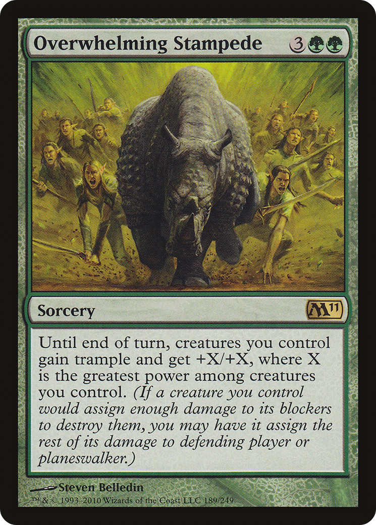 Overwhelming Stampede [Magic 2011]-1