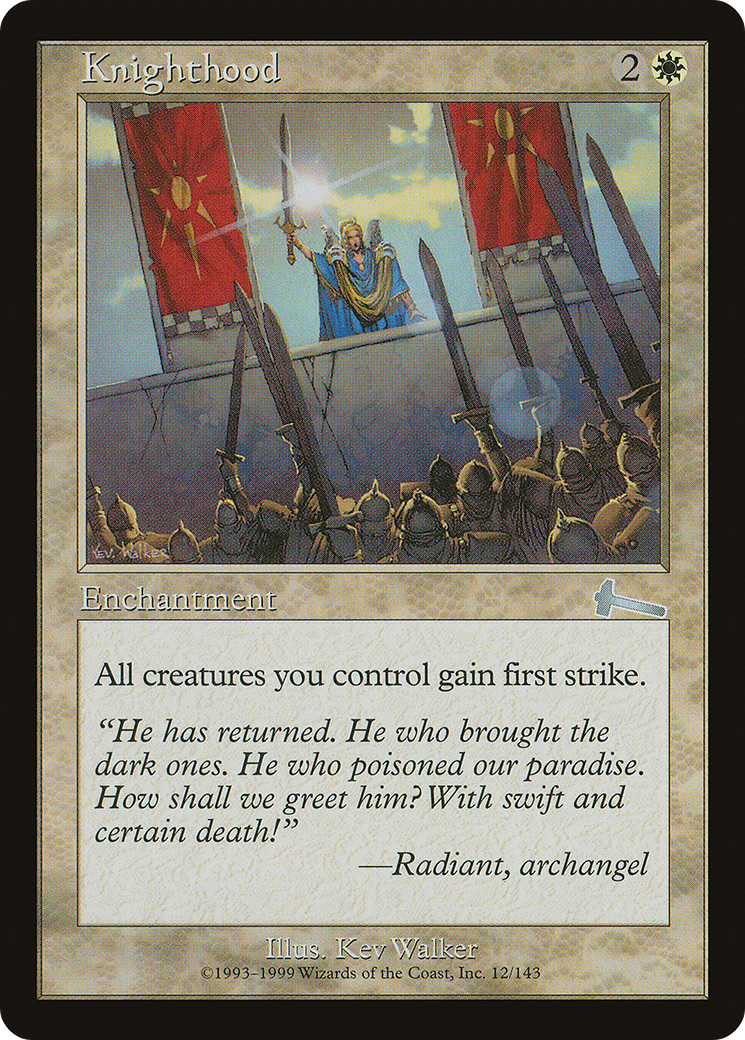 Knighthood [Urza's Legacy]-1