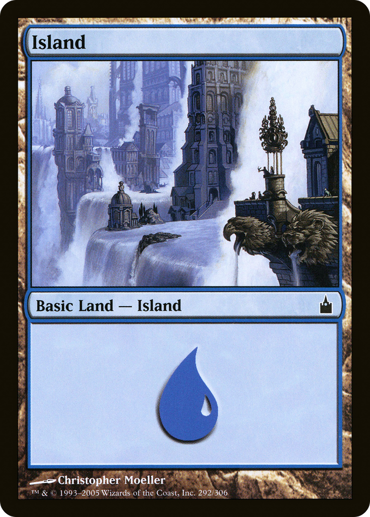 Island (292) [Ravnica: City of Guilds]-1