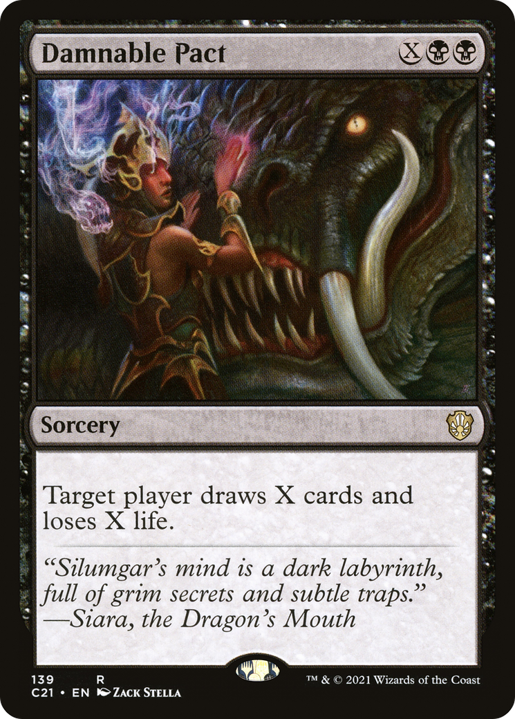 Damnable Pact [Commander 2021]-1
