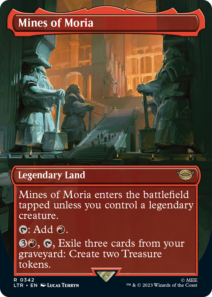 Mines of Moria (Borderless Alternate Art) (342) [The Lord of the Rings: Tales of Middle-Earth]-1