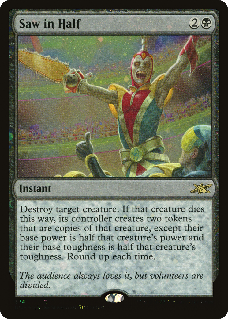 Saw in Half (Galaxy Foil) [Unfinity]-1
