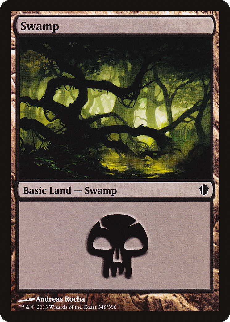 Swamp (348) [Commander 2013]-1