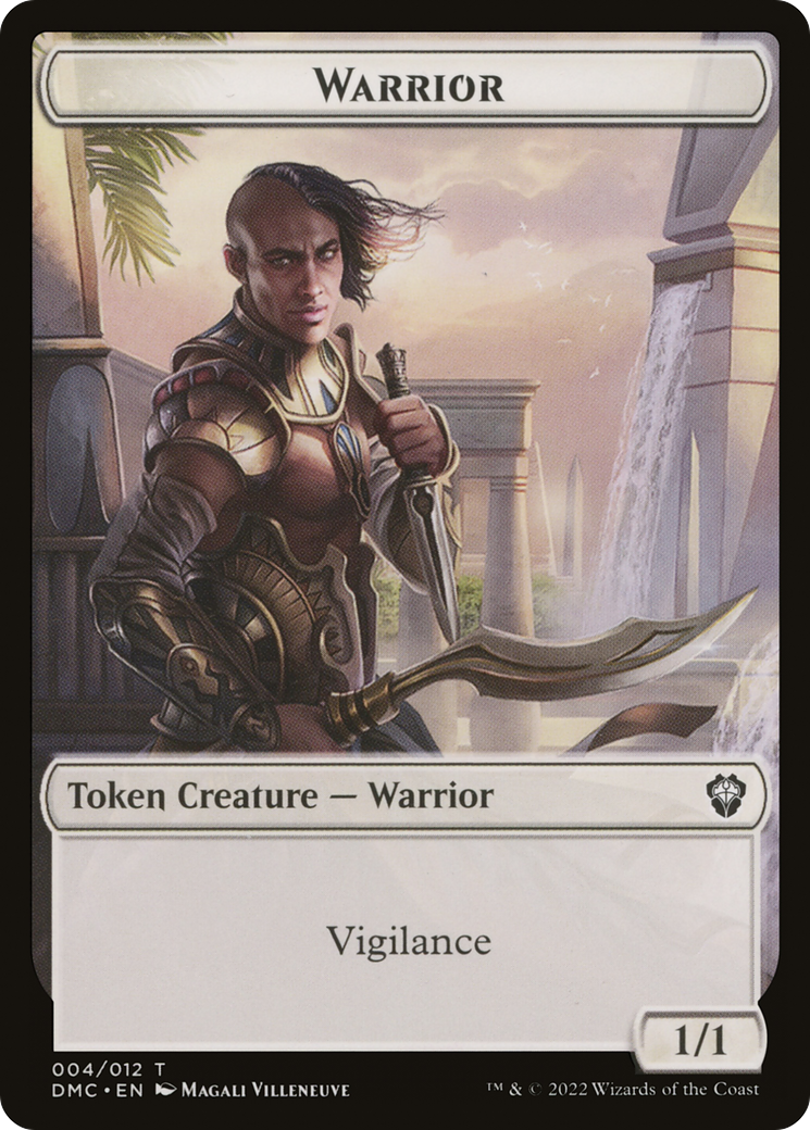 Warrior (TDMC-004) - Dominaria United Commander Tokens Foil-1