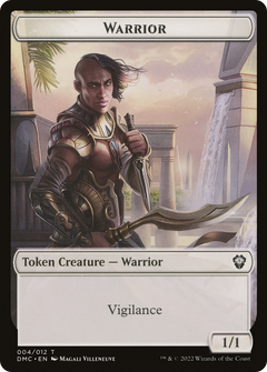 Warrior (TDMC-004) - Dominaria United Commander Tokens-1