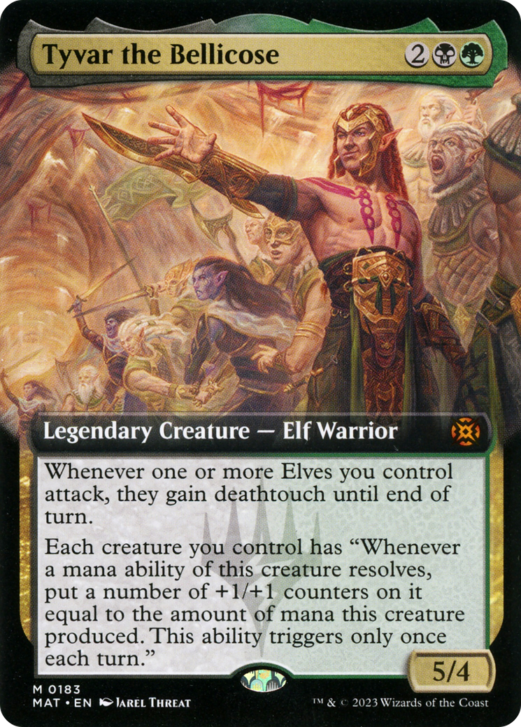 Tyvar the Bellicose (Extended Art) (MAT-183) - March of the Machine: The Aftermath: (Extended Art) Foil-1