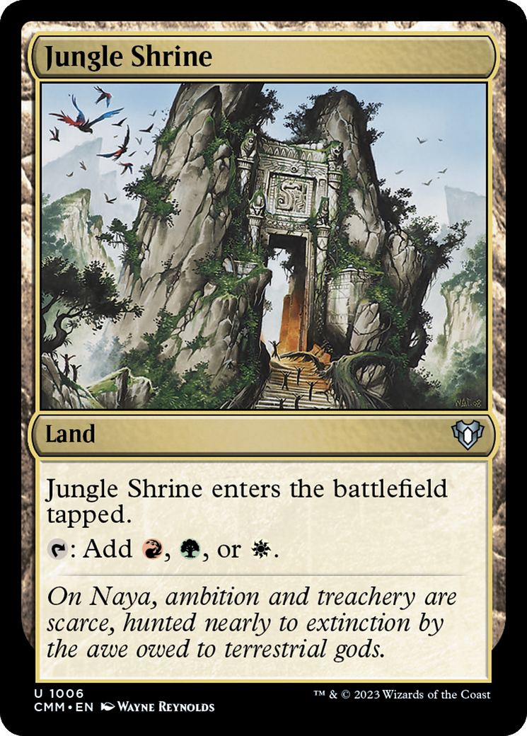 Jungle Shrine [Commander Masters]-1
