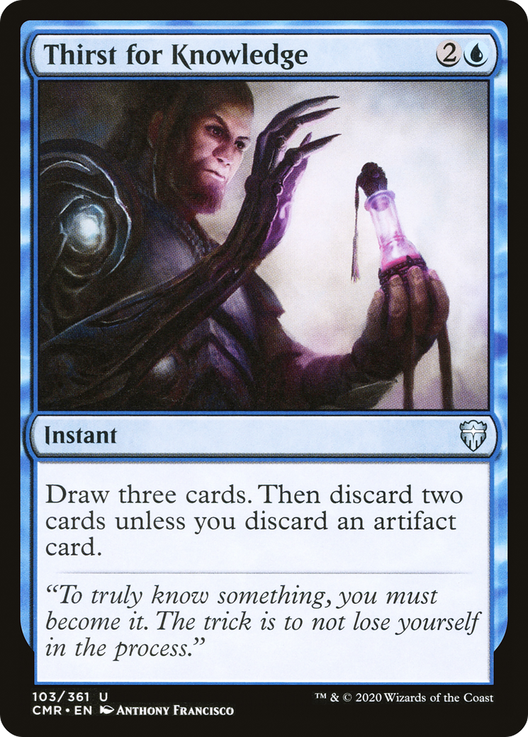 Thirst for Knowledge [Commander Legends]-1