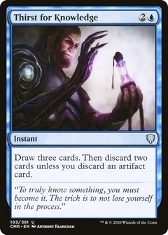Thirst for Knowledge [Commander Legends]-1