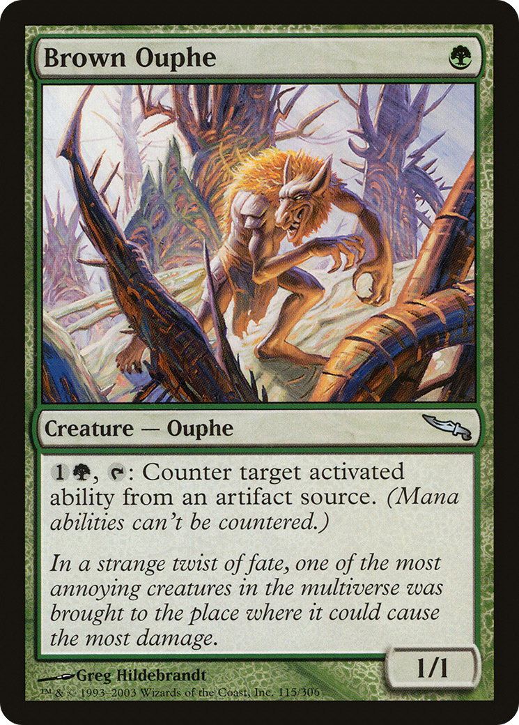 Brown Ouphe [Mirrodin]-1