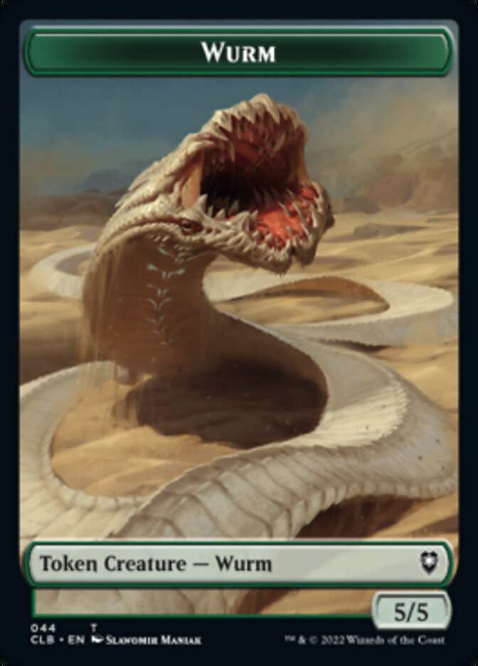 Phyrexian Beast // Wurm Double-Sided Token [Commander Legends: Battle for Baldur's Gate Tokens]-2