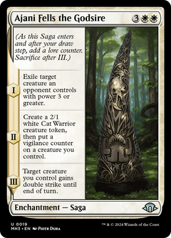 Ajani Fells the Godsire [Modern Horizons 3]-1
