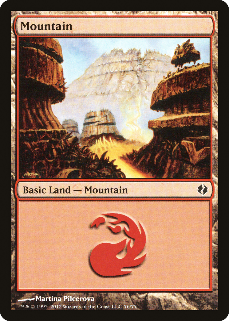 Mountain (76) [Duel Decks: Venser vs. Koth]-1