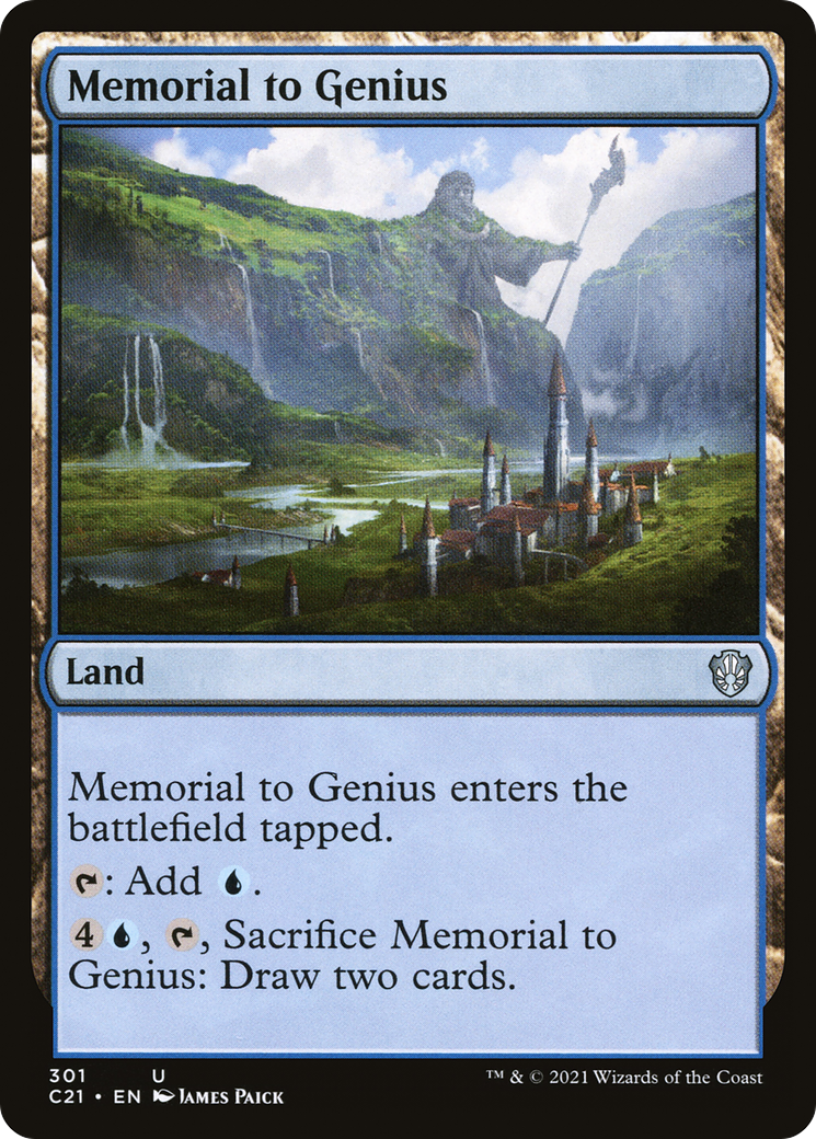 Memorial to Genius [Commander 2021]-1
