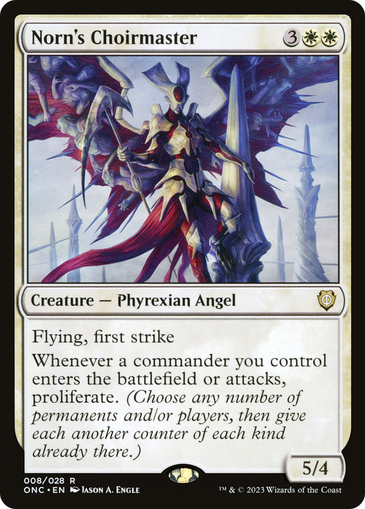 Norn's Choirmaster [Phyrexia: All Will Be One Commander]-1