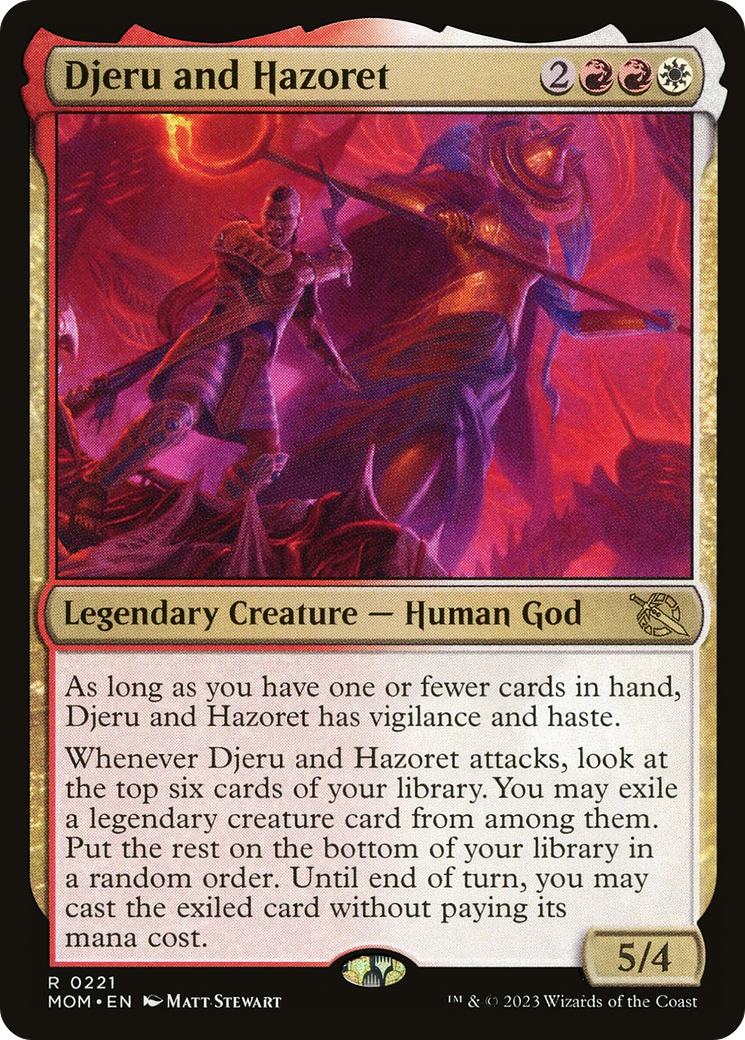 Djeru and Hazoret [March of the Machine]-1