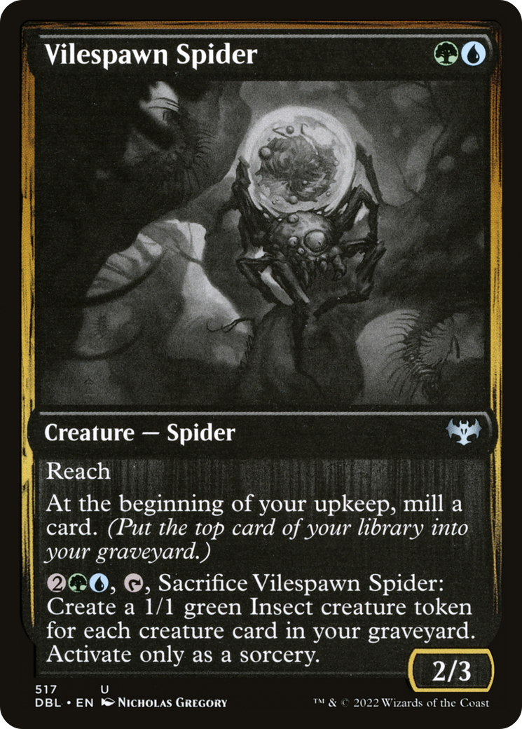 Vilespawn Spider (DBL-517) - Innistrad: Double Feature-1