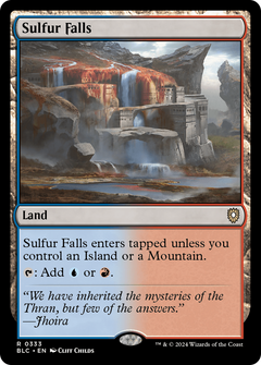 Sulfur Falls [Bloomburrow Commander]-1