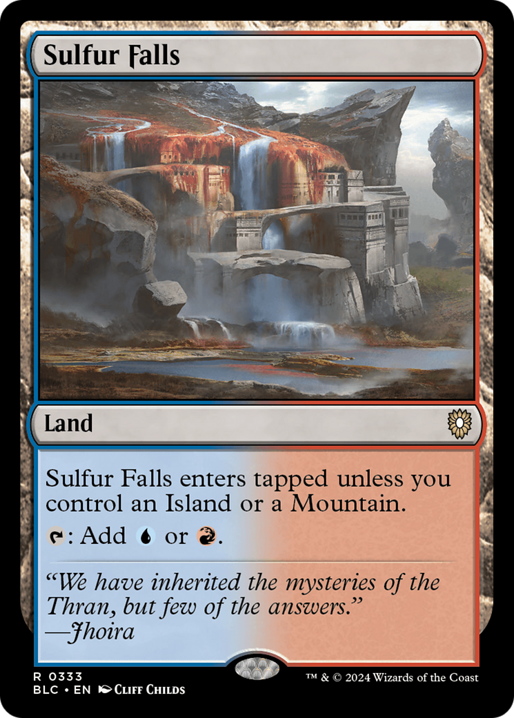 Sulfur Falls [Bloomburrow Commander]-1