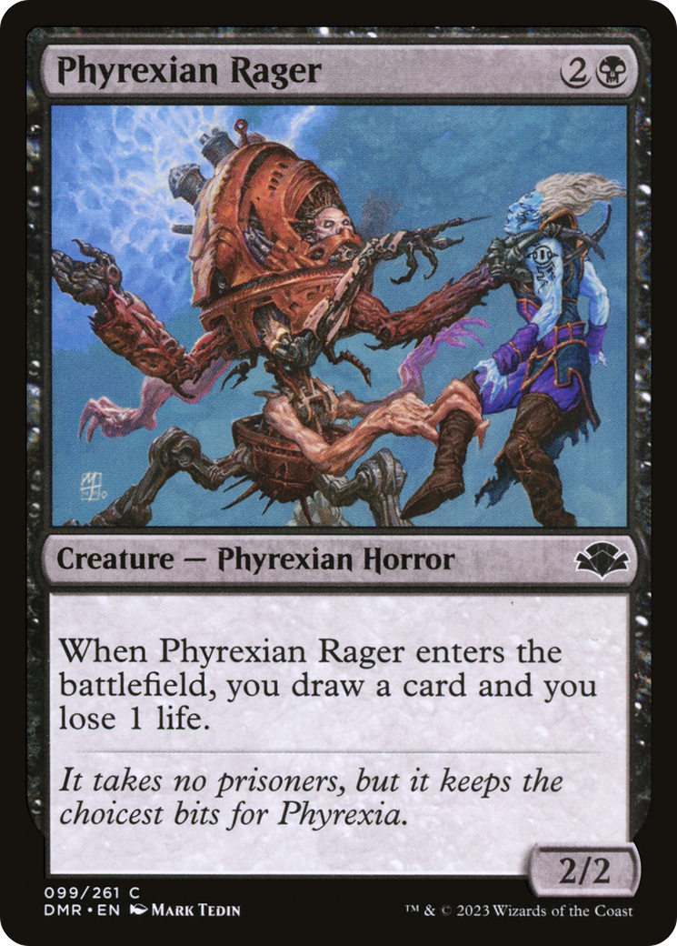 Phyrexian Rager [Dominaria Remastered]-1