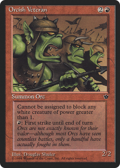 Orcish Veteran (Douglas Shuler) [Fallen Empires]-1