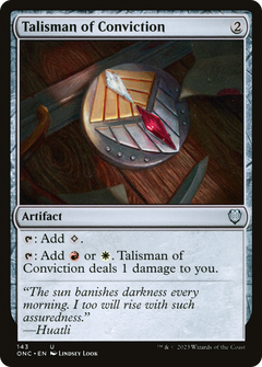 Talisman of Conviction [Phyrexia: All Will Be One Commander]-1