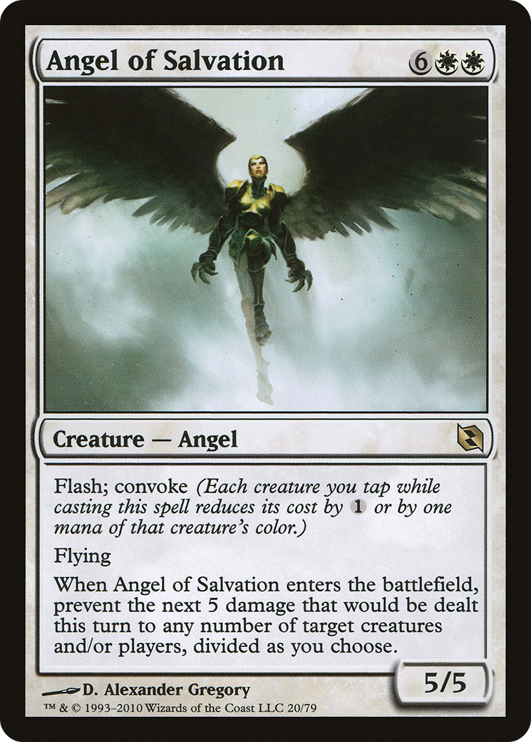 Angel of Salvation [Duel Decks: Elspeth vs. Tezzeret]-1