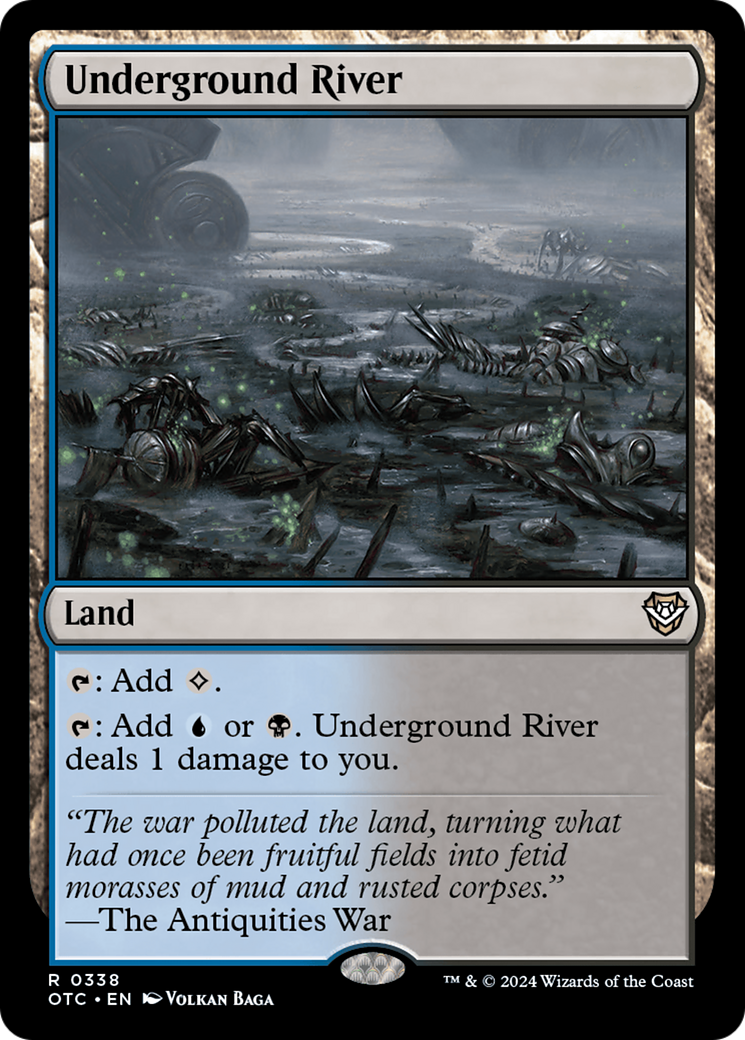 Underground River (OTC-338) - Outlaws of Thunder Junction Commander-1