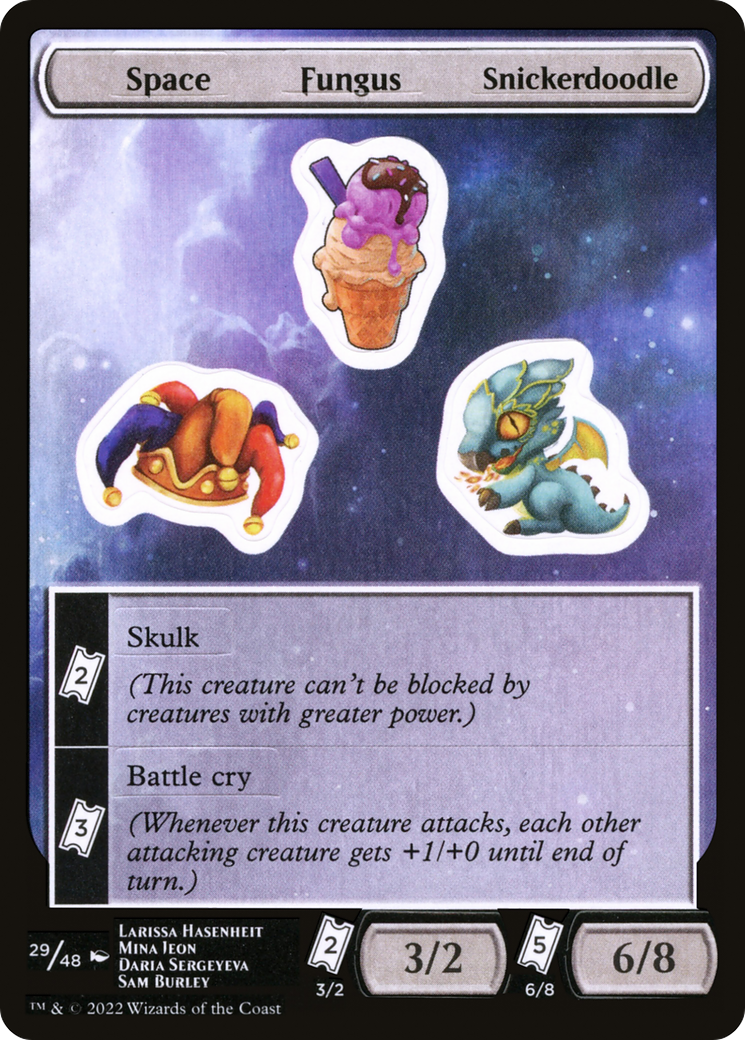 Space Fungus Snickerdoodle [Unfinity Stickers]-1
