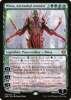 Nissa, Ascended Animist [Phyrexia: All Will Be One]-1