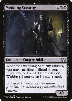 Wedding Security (VOW-138) - Innistrad: Crimson Vow Foil-1