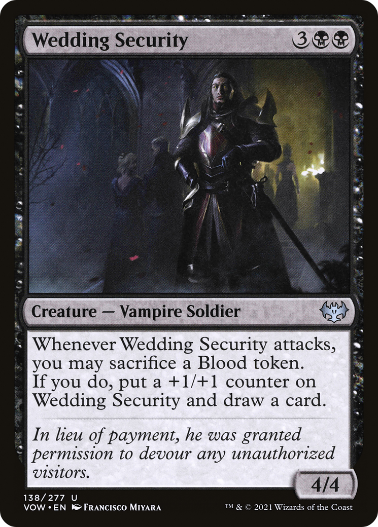 Wedding Security (VOW-138) - Innistrad: Crimson Vow Foil-1