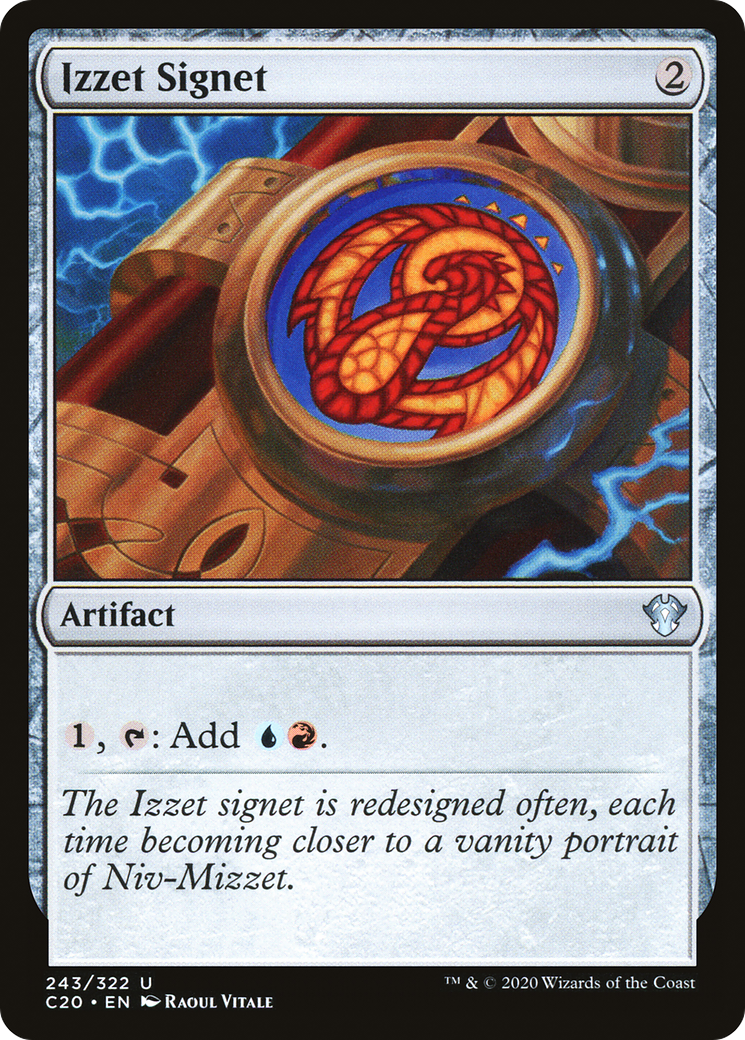 Izzet Signet [Commander 2020]-1