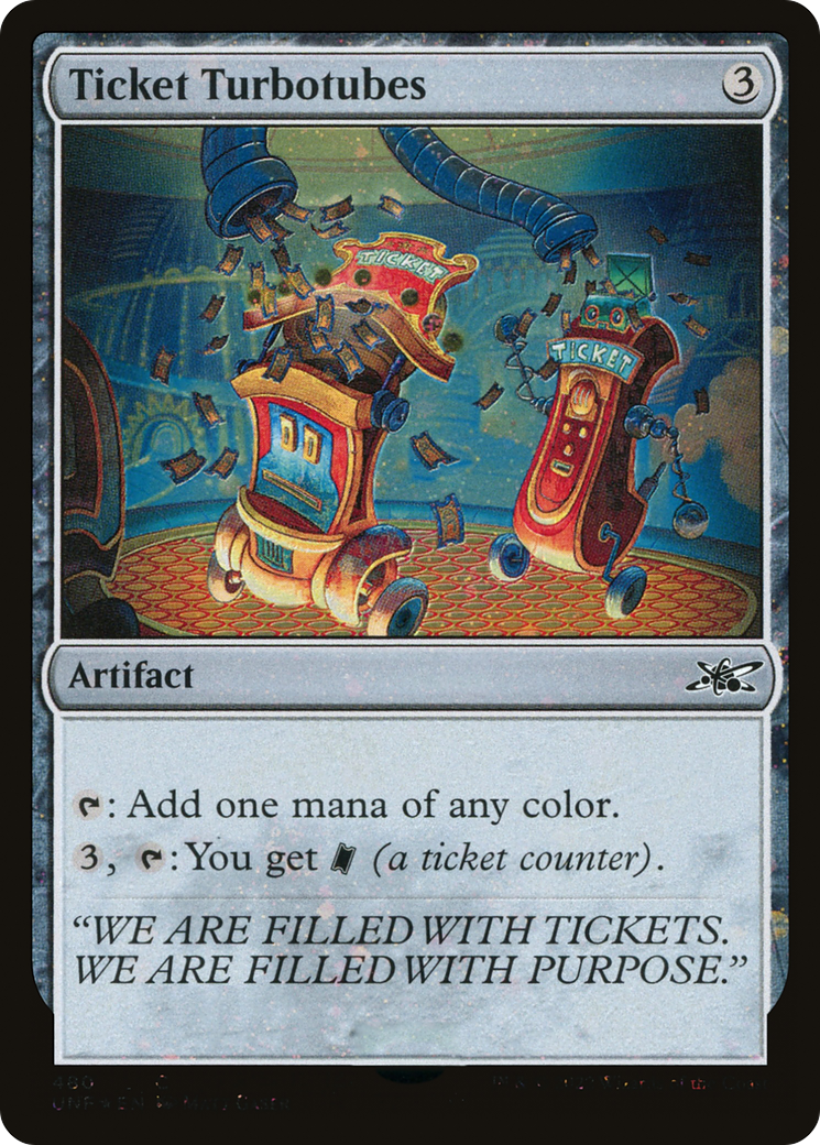 Ticket Turbotubes (Galaxy Foil) [Unfinity]-1