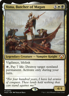 Vona, Butcher of Magan (MOC-342) - March of the Machine Commander-1