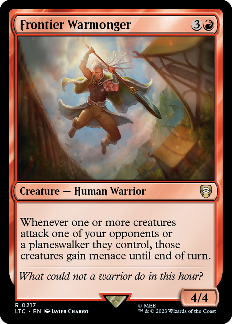 Frontier Warmonger [The Lord of the Rings: Tales of Middle-Earth Commander]-1