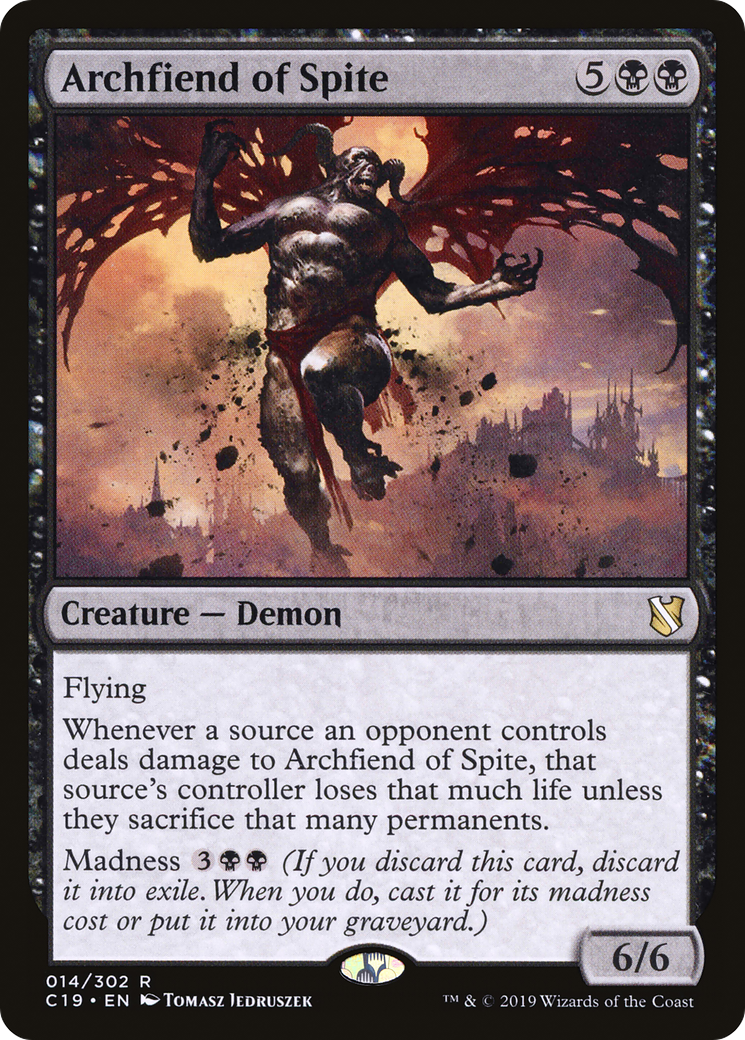 Archfiend of Spite [Commander 2019]-1
