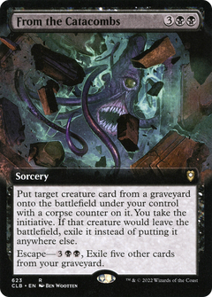 From the Catacombs (Extended Art) [Commander Legends: Battle for Baldur's Gate]-1