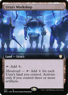 Urza's Workshop (Extended Art) (BRC-051) - The Brothers' War Commander: (Extended Art)-1