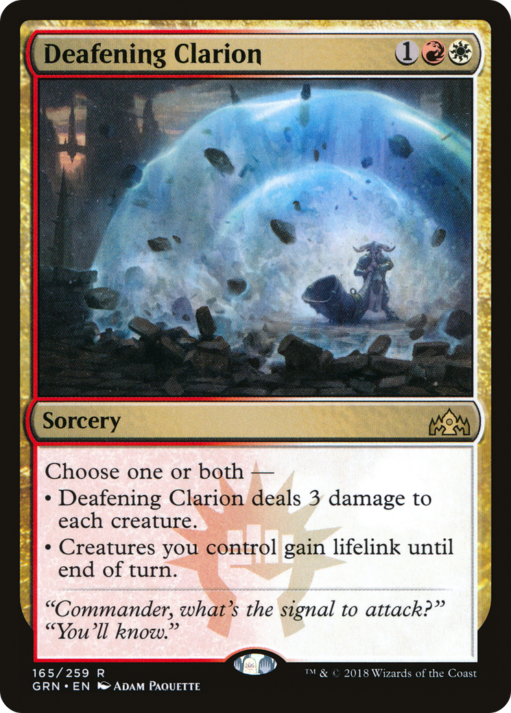 Deafening Clarion [Guilds of Ravnica]-1