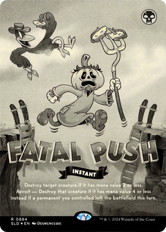 Fatal Push (0884) (Black & White Foil) [Secret Lair Drop Series]-1
