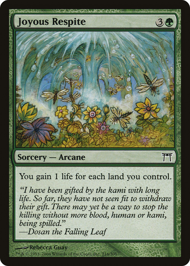 Joyous Respite [Champions of Kamigawa]-1