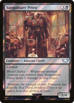 Sanguinary Priest (Surge Foil) [Warhammer 40,000]-1