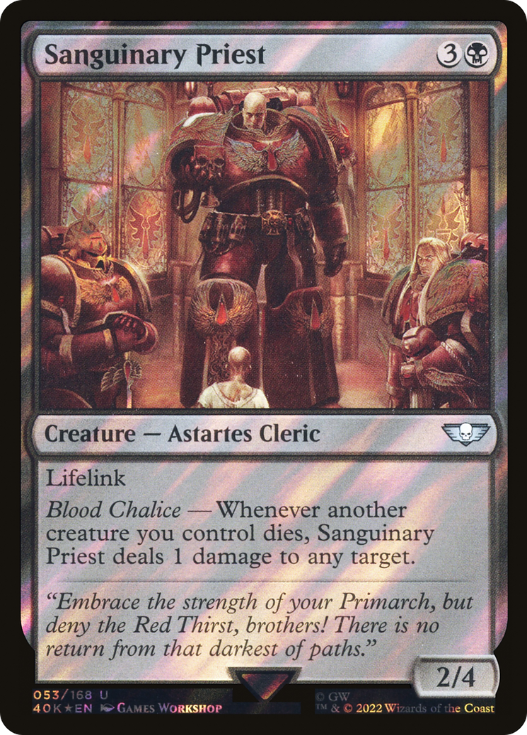 Sanguinary Priest (Surge Foil) [Warhammer 40,000]-1
