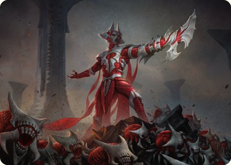 Mite Overseer Art Card [Phyrexia: All Will Be One Art Series]-1