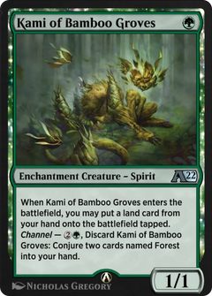 Kami of Bamboo Groves (YNEO-024) - Alchemy: Kamigawa: (enchantment)-1