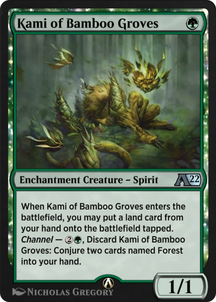 Kami of Bamboo Groves (YNEO-024) - Alchemy: Kamigawa: (enchantment)-1