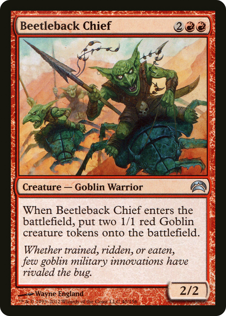 Beetleback Chief (PC2-040) - Planechase 2012 Foil-1