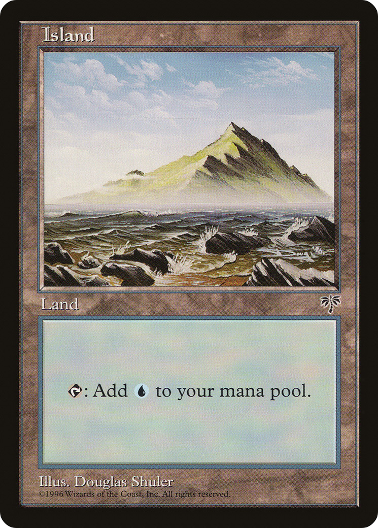 Island (No Tree / Blue Sky / Peak on Right) [Mirage]-1